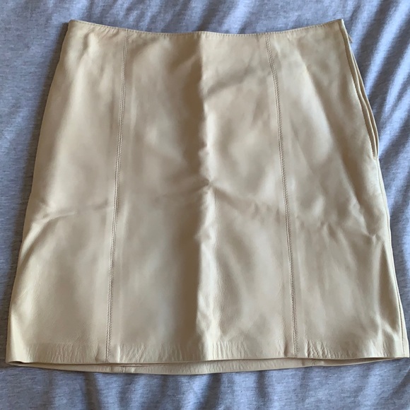 Vintage Danier Leather Skirt - Picture 1 of 7